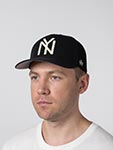 Бейсболка AMERICAN NEEDLE арт. SMU716A-NBY New York Black Yankees Archive NL (черный)